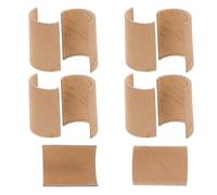 jojofuny 10pcs Craft Cardboard Tubes Half Round Tubes Decorative Semi-Circular Kraft Paper Easy Installation Maintains Shape After Multiple Uses for Kindergarten Teaching Scenarios