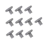 jojofuny 10pcs Dishwasher Wheels Replacement Accessories Dishwasher Repairing Wheels Parts for Lower Rack Use in Kitchen Appliances