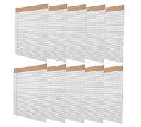 jojofuny 10pcs Double Sided Legal Pads Page Small Lined Notepads White Paper for Home School Office Note Taking and Task Planning