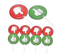jojofuny 10pcs Double Sided True False Classroom Voting Paddles Plastic Student Response Signs Handy Engagement Tools for Teachers Interactive School Supplies
