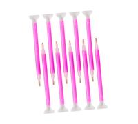 jojofuny 10pcs Dual-end Beads Painting Pen for Diamond Embroidery with Suction Cup Tips Suitable for Full Drill Partial Cross Stitch Canvas Nail Art and Mobile Decoration Tools