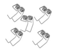 jojofuny 10pcs Freezer Parts Fridge Door Closer Spring Refrigerator Parts French Door Spring Replacement Hinge Freezer Replacement Silver