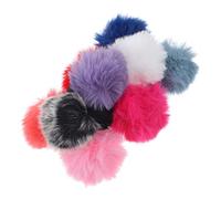 jojofuny 10pcs Furry Microphone Windscreen for Lapel Mics Cute Delicate Windproof Noise Reduction for Outdoor Interviews and Live Streaming
