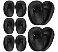 jojofuny 10pcs Hair Dye Earmuffs Hair Coloring Ear Cover 3.03x2.16x0.79inch Comfortable Wearing Prevent Water Or Dye Entry Plastic for Kinds of People Professional Use