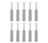 jojofuny 10pcs Hydraulic Trash Can Damper - Soft-Close Silent Piston for Lid Support - Stainless Steel Quiet Closure Mechanism for Kitchen Office - Noise Reduction Safety Mechanism