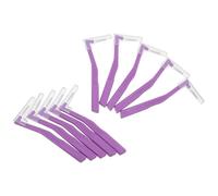 jojofuny 10pcs Interdental Brushes for Oral Hygiene and Plaque Prevention 2.5mm L-Shape Plastic Dental Brushes with Short Handle for Precise Gap Cleaning Between Teeth and Braces at Home