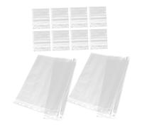 jojofuny 10pcs Negative Sleeves for Archival Storage, Dustproof Pe Film Sleeves, Easy to Carry and Store, Protective Pages for Photo Negatives, for Collectors and Nostalgia Enthusiasts