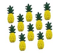 jojofuny 10pcs Pineapple Charm Pendant Alloy Diy Pendant Charms for Jewelry Making Tiki Bar Accessories
