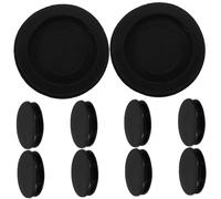 jojofuny 10pcs Plastic Hole Plug Round Piggy Bank Stopper Secure Money Box Cover for Coin Saving Jar Easy to Install and Remove Fits Round Holes for Safe Containment
