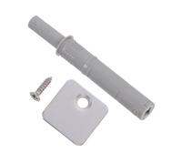 jojofuny 10pcs Push to Open Cabinet Locks with Hidden Magnetic Latch Short Grey Rebound Mechanism Silent Closure Invisible Push Catch for Wardrobe Cupboard Doors