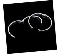 jojofuny 10pcs Silver Articulated Album Rings for Scrapbooks Notebooks Calendars Plated Binder Rings for DIY Photo Albums and Craft Projects