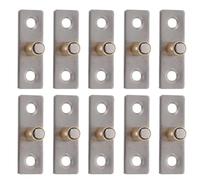 jojofuny 10pcs Sliding Floor Guide Anti-Swing Floor Mount with 8mm Shaft Diameter Copper and Iron Material Quick Assembly for Sliding Door Styles in Offices