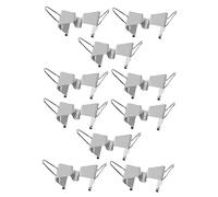 jojofuny 10Pcs Stainless Steel Oil Painting Clip Set Durable Canvas Separating Clips for Artists Lightweight and Portable Frame Holders for Various Canvas for Oil Painting Embroidery and