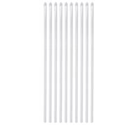 jojofuny 10Pcs Stainless Steel Open C-Shaped Bracelet Strips 3X160Mm Anti-Rust DIY Bracelet Making Accessories for Jewelry Crafting in Silver Steel