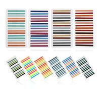 jojofuny 10pcs Sticky Index Tabs Pet Material Lightweight Note Page Markers for Reading Guide Strips, Can be Affixed Anywhere to Emphasise Key Points, and People with Dyslexia