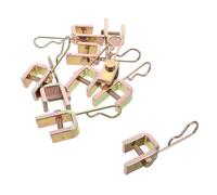 jojofuny 10pcs Tire Valve Extension Clips Iron Fasteners for Convenient Vehicle Maintenance Universal Wheel Tire Stem Extender Clamp with Wide Compatibility for Car Truck Suv