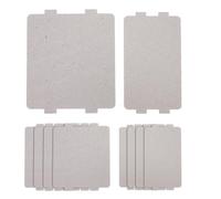 jojofuny 10pcs Universal Microwave Waveguide Cover Mica Sheet Replacement Part with Strong Resistance to Damage and Wear, Silver Heat Insulation Sheet for Long Term Use in Kitchen