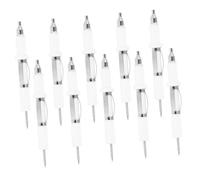 jojofuny 10pcs White Stove Accessories Flame Sensor Igniter Replacement for Faulty Spark Lighter, Fecral and Ceramic Material with Automatic Valve Closure, for Kitchen Cooktop Repair