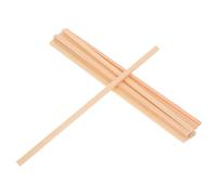 jojofuny 10pcs Wood Craft Sticks for Model Airplane and Model Ship, Sturdy Wooden Dowels with Easy Assembly, for Family Bonding and Outdoor Flying Activities