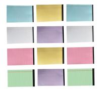 jojofuny 12 Pack Colorful Tearable Memo Pads Small Lined Notebooks for Home Office Friendly Paper Prevents Smudging Portable Pocket Sized Notepads for Writing Doodling and