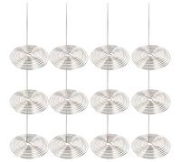 jojofuny 12 Pieces Large Stainless Steel Tea Pot Spout Filters with Spring Strainers Removable Fine Mesh Tea Filters and Kitchen Use