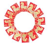 jojofuny 120pcs Vietnamese Red Envelopes Year Horse Paper Hong Bao Packets for Asian Spring Festival Year's Money Gift Pockets for Birthday Party Celebration