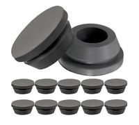 jojofuny 12pcs 20mm Air Conditioner Drain Hole Plugs Silicone Rubber Stopper Set for External Unit Drainage Hole Filler Grey Rubber Caps for Ac Maintenance