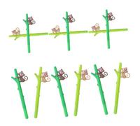 jojofuny 12Pcs Cute Monkey Gel Pens Soft Grip Smooth Writing Business Signing Pens for Office Home School Use Moderate Comfortable Hold