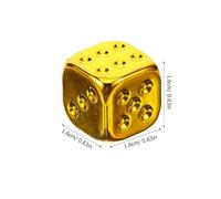 jojofuny 12pcs Dice Shape Valve Stem Caps for Vehicle Use, Made of Sturdy Abs and Copper, Prevent Air Leaks and Protect Valve Stems, Suitable for Truck and Bike Tyres