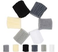 jojofuny 12pcs DIY Latch Hook Yarn Set Acrylic Fiber Yarn for Rug Making Pre-Cut Carpet Embroidery for Home Rug DIY Supplies