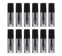 jojofuny 12pcs Empty Mini Mascara Tube Travel Mascara Wand Container Eyelash Wand Refillable Bottle for DIY Makeup