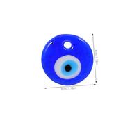 jojofuny 12Pcs Eye Glass Bead Pendants Decorative Jewelry Making Accessories for DIY Bracelets Necklaces Bright Craft Adornments