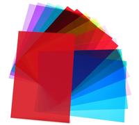 jojofuny 12pcs Light Diffuser Film Colored Sheets High Transparency for Photography Crafts Teaching More Material Double-sided