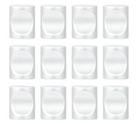 jojofuny 12pcs Matte Cylindrical Single Hole Cabinet Pull Handles 18x23mm Wardrobe Door Grips Drawer Furniture Hardware for Kitchen and Bedroom