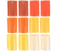 jojofuny 12Pcs Pre-Cut Latch Hook Yarn for DIY Rug Making Soft Acrylic Yarn for Home Craft Supplies Suitable for Pillows Blankets Cushions and Crochet Projects