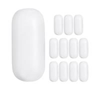 jojofuny 12pcs Ptfe Magnetic Stir Bar for Laboratory Stirring with Wide Compatibility and Chemical Resistance, White Magnetic Stir Stick Suitable for Chemistry Applications