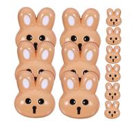 jojofuny 12pcs Resin Bunny Buttons for Crafts Decorative DIY Sewing Button for Clothes Coats Sweaters Retro Style Closures for Shirts and Jackets