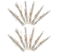 jojofuny 12Pcs Small Mezuzah Scrolls Jewish Doorpost with Bible Blessings Religious Home Decor Israel Door Decoration Spiritual Ornament for Housewarming