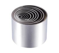 jojofuny 12pcs Stainless Steel Round Clay Cutters Set Circle Ring Indentation Cutters Mold for Polymer Clay and Pottery Craft Mini for Baking and DIY Crafting