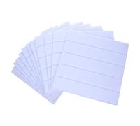 jojofuny 12pcs Vertical Stripe Acoustic Soundproof Panels Self Adhesive Polyethylene Noise Absorbing Wall Tiles for Recording Studios Home Offices Conference Rooms