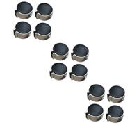 jojofuny 12pcs Zinc Alloy Gas Stove Knobs for Easy Ignition Sturdy Metal Buttons for Home Kitchen Angle for Cooktops and Hobs