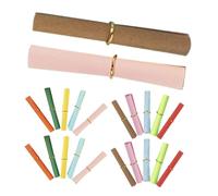 jojofuny 140pcs Assorted Color Mini Scroll Paper for Wish Bottles Ink-Resistant Watercolor Cards Creative Birthday Wedding Party Decorations Unique Home Decor