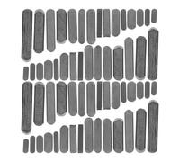 jojofuny 140pcs Woodruff Key Assortment Set Stainless Steel round Ends High Strength Resist Deformation for Machinery Repairs and Chemical Industry Drive Shaft Applications