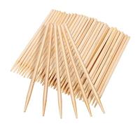 jojofuny 150pcs Bamboo Wood Stylus Sticks Scratch Paper Art Tools for DIY Craft Projects Smooth Bamboo Scratch Pens for Artists and Beginners