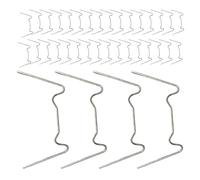 jojofuny 150pcs Shaped Iron Greenhouse Clips Corrosion-Resistant Glazing Wire Clamps for Garden Glass Pane Fixing Weatherproof Insulation Fasteners with Enhanced Grip Strength