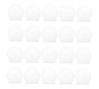 jojofuny 15pcs Transparent Clam Shell CD Case Plastic Dvd Storage Box with Shock Absorption Portable Organizer Holder for Disc Protection and Media Organization