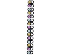 jojofuny 15pcs Webcam Privacy Cover Slide Flower Pattern Easy to Install Lens Protector for Laptop Phone Tablet for Secure Use and Stylish Look