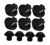 jojofuny 16pcs Stove Grate Rubber Feet Gas Range Feet Pads Gas Stove Burner Replacement Slip Mats