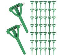 jojofuny 180pcs Corsage Buckle Triangle Plastic Corsage Clips for Wedding Boutonniere DIY Flower Brooch Holder Pins