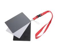 jojofuny 18degree Balance Card Grey Photography Card for Accurate Exposure Black White and Grey Colors for and Digital Cameras